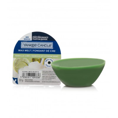 YANKEE CANDLE WAX MELT SINGLE VANILLA LIME