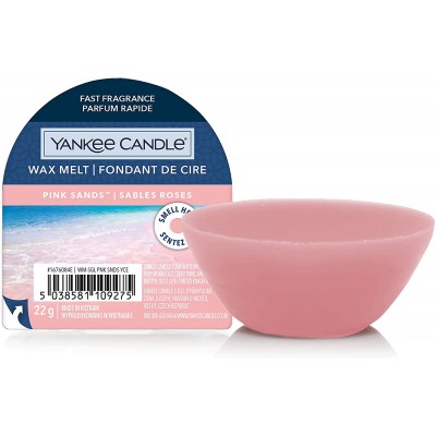 YANKEE CANDLE WAX MELT SINGLE PINK SANDS 22 GR