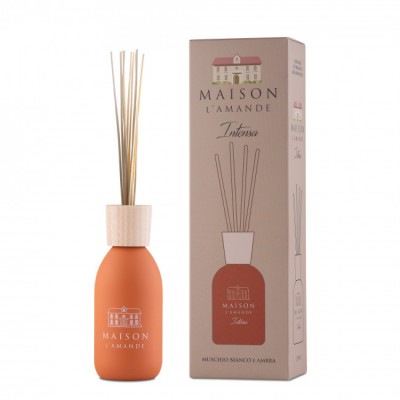 MAISON L'AMANDE - DIFFUSORE CON BASTONCINI INTENSA 250 ML