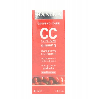 HANIDA GINSENG CARE CC CREAM ANTIENTA' TONALITA' MEDIO SCURA 40 ML