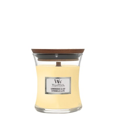 WOODWICK MINI HOURGLASS LEMONGRASS & LILY 86 GR