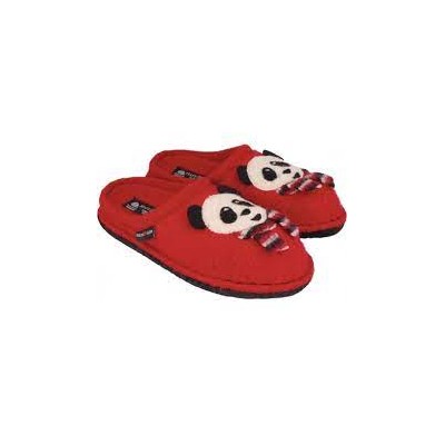 PANTOFOLE PANDA ROSSE FLAIR PANDA RUBIN N° 38