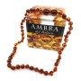 COLLANA AMBRA COLOR COGNAC BAMBINI